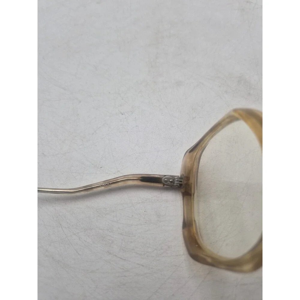 Vintage Marine Warner Brothers  Eyeglass Frames Honey Bunny 5 Oversized Amber